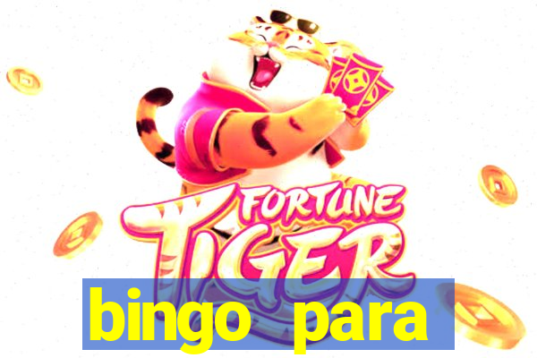 bingo para despedida de solteira para imprimir